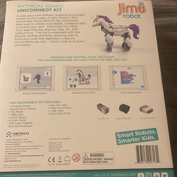 Unopened, untouched, diy kids robot unicorn toy - Picture 2 of 2